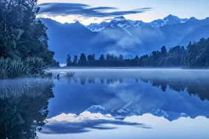 Oceania, New Zealand, Aotearoa, South Island, West Coast, South Westland, Lake Matheson