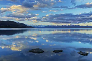 Oceania, New Zealand, Aotearoa, South Island, Canterbury, Southern Alps, Lake Pukaki