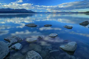 Oceania, New Zealand, Aotearoa, South Island, Canterbury, Southern Alps, Lake Pukaki