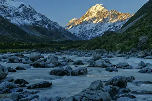 Oceania, New Zealand, Aotearoa, South Island, Mount Cook National Park, Mount Cook