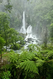 Oceania, New Zealand, Aotearoa, North Island, Tarawera Falls