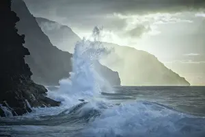 Kauai Prints: Oceania, South Pacific; USA; Hawaii; Hawaiian; Island; Kauai; Na Pali Coast