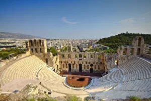 Images Dated 23rd February 2012: Odeion of Herod Atticus, Acropolis, Athens, Greece