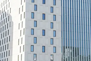 Line Prints: Office building, Oriente, Lisbon, Portugal, Europe
