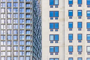 Patterned Prints: Office windows, London, England