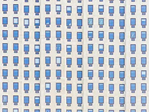 Images Dated 31st March 2020: Office Windows, London, England
