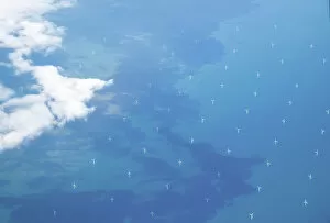 Offshore wind farm off the the east coast of UK