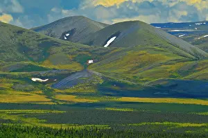 Northern Canada Prints: Ogilvie Mountains along the Dempster Highway Dempster Highway, Yukon, Canada