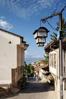 Macedonia Prints: Ohrid old town, Ohrid, North Macedonia