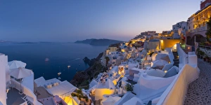 Mediterranean Prints: Oia, Santorini (Thira), Cyclades Islands, Greece