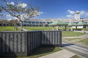 Okinawa Prefectural Peace Memorial Museum in Memorial Peace Park, Okinawa, Japan