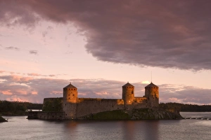 Olavinlinna Castle, Savonlinna, Eastern Finland, Finland
