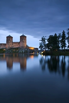 Sc Andinavian Prints: Olavinlinna Castle, Savonlinna, Eastern Finland, Finland