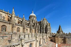 Images Dated 6th April 2018: Old Cathedral, Salamanca, Castile and Leon, Spain