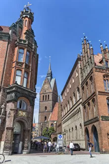 Images Dated 7th September 2018: Old city centre, Hanover, Lower Saxony, Germany