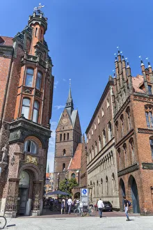 Hanover Prints: Old city centre, Hanover, Lower Saxony, Germany