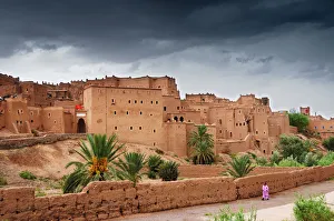 Kasbahs Prints: The old city of Ouarzazate. Morocco