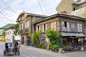 Ilocos Region Prints: Old colonial-era buildings in Vigan City, Ilocos Sur, Ilocos Region, Philippines