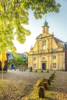 Lower Saxony Prints: Old department store in the old town, Luneburg, Lower Saxony, Germany