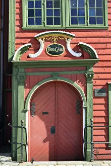 Images Dated 3rd June 2016: Old door in Bergens Old Town. Bergen, Norway