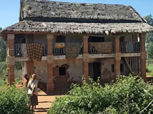 An old double-storied house with typical highland architecture