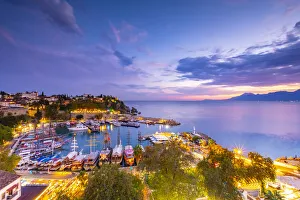 Images Dated 19th November 2019: Old Harbour at Dusk, Kaleici, Antalya, Turkey