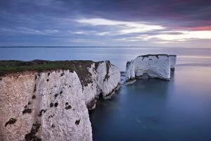 Images Dated 12th April 2012: Old Harry Rocks at the start of the Jurassic Coast World Heritage Site, Dorset, England
