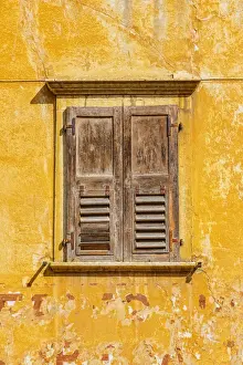 A detail of a old home, Pellizzano village, Sole valley (val di Sole), Trento province, Trentino-Alto Adige, Italy