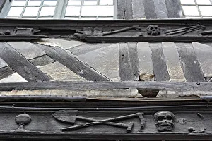 Rouen Prints: Old house, Rouen, Seine-Maritime department, Upper Normandy, France