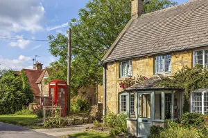 Old houses in Broad Campden, Cotswolds, Gloucestershire, England