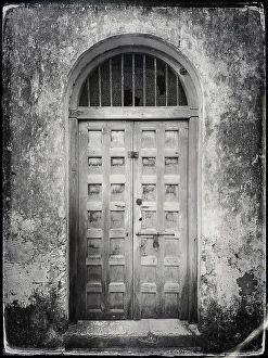 Stone Town Prints: Old Indian-style Gujarati wooden door, Stonetown, Zanzibar, Tanzania