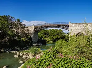 Iron Bridge Prints: Old Iron Bridge, Spanish Town, Saint Catherine Parish, Jamaica