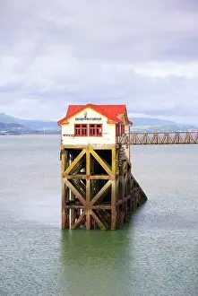 Gower Prints: Old Lifeboat Stations in Mumbles (Mwmbwls), Swansea, Wales