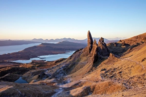 Old Man Prints: Old Man of Storr at dawn, Isle of Skye, Inner Hebrides, Scotland