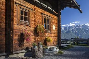 Old mountain farm in Innervillgraten, Villgratental, East Tyrol, Tyrol, Austriawooden
