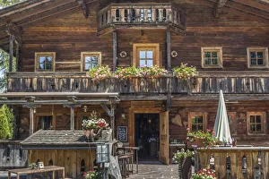 Old mountain farm in Innervillgraten, Villgratental, East Tyrol, Tyrol, Austriawooden