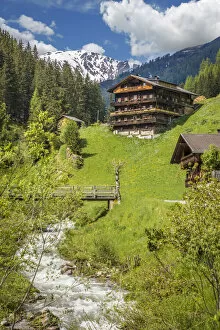 Images Dated 26th July 2022: Old mountain farm in the rear Villgratental, Osttirol, Tirol, Austria