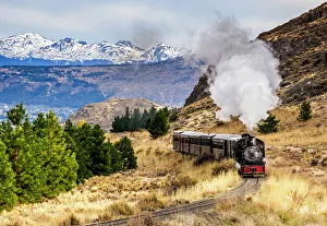 Old Patagonian Express La Trochita, steam train, Chubut Province, Patagonia, Argentina