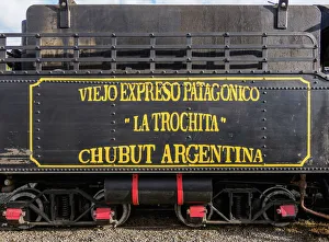 Old Patagonian Express La Trochita, steam train, Esquel Train Station, Chubut Province