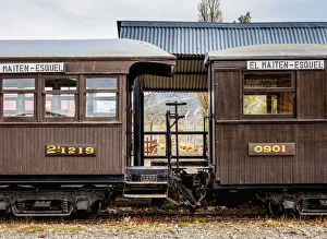 Old Patagonian Express La Trochita, steam train, Nahuel Pan Train Station, Chubut