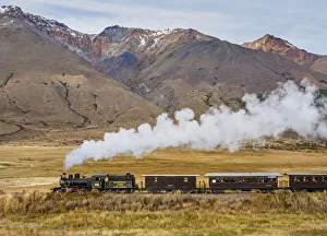 Old Patagonian Express La Trochita, steam train, Chubut Province, Patagonia, Argentina