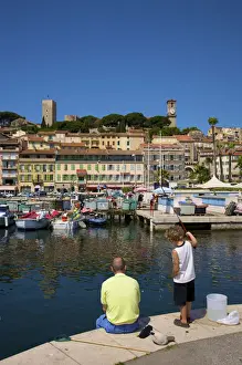 Cannes Prints: Old Port (Port Vieux), Cannes, Cote D Azur, France