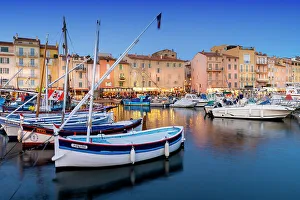 Cote Dazur Prints: Old Port, Vieux Port, Boats Saint-Tropez