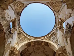 Guatemalan Prints: Old Primate Cathedral Ruins, Antigua Guatemala, Sacatepequez Department, Guatemala