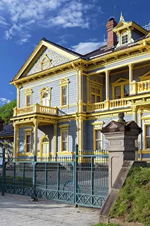 Hakodate Prints: Old Public Hall of Hakodate Ward, Motomachi, Hakodate, Hokkaido, Japan