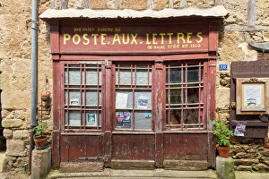 Images Dated 1st July 2022: Old Shop Front, Najac, Aveyron, Occitanie, France