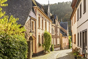 Alley Prints: Old town alley in the wine village of Eller