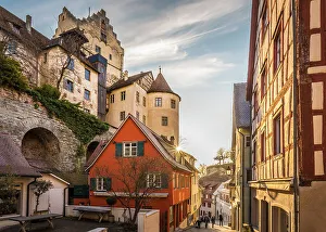 Meersburg Prints: Old Town and Castle of Meersburg, Baden-Wurttemberg, Germany