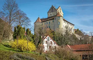 Old town and castle of Meersburg, Baden-Wurttemberg, Germany