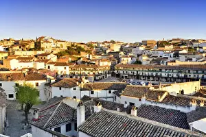Comunidad De Madrid Prints: The old town of Chinchon with the 15-17th century Plaza Mayor in the evening